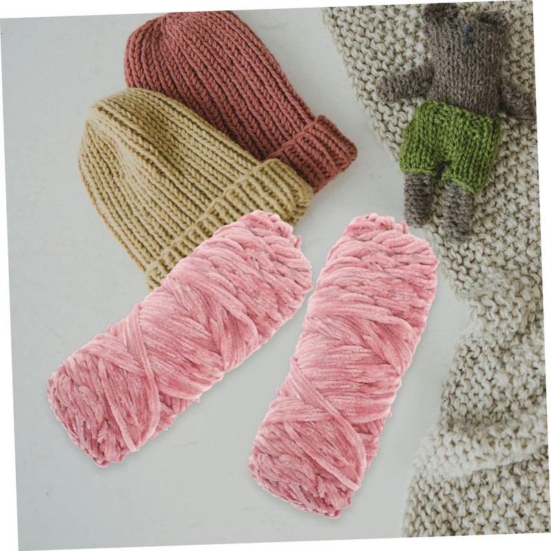 DOITOOL 3 Rolls Thick Chenille Yarn for DIY Projects Comfortable