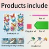 3 Pcs 5D Diamond Painting Bookmarks for Book Lovers, Handmade