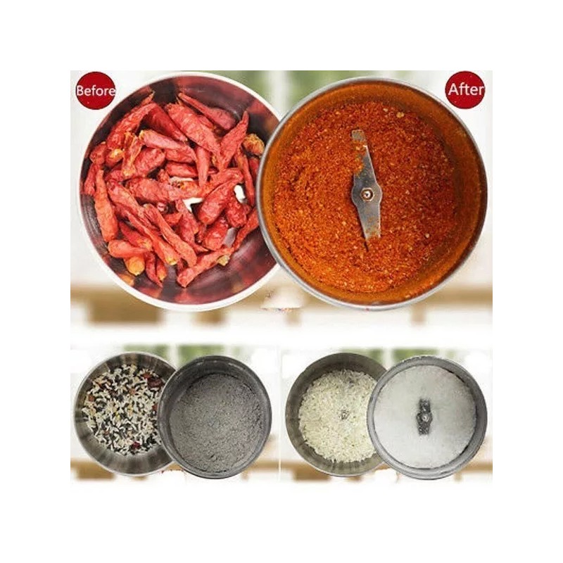 Extreme Molino De Especies Cafe Almendras Granos Chile Doblecuchilla