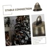 jojofuny 100Pcs Christmas Copper Bell Pendant Small Decorative Bells for