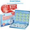 Dishwasher Cleaner and Deodorizer Tablets - 24 Pack Powerful Descaling