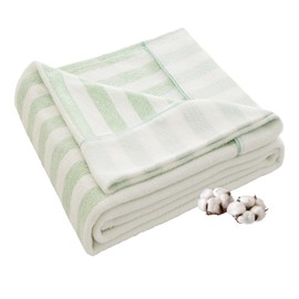 Towel Blanket, Single, 100% Cotton, Blanket, Terry Cloth, Sweat Absorbent, Moisture Wicking, Breathable, Soft to the Touch, Fluffy, Washable, Refreshing, Antibacterial, Odor-Resistant, Mokomoko, All Seasons, Pile Not Shedding, Meyer Weave, Smooth, Volume