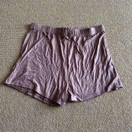 Skims Sienna Knit Pajama Shorts, Size Large NWT