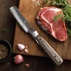 SENBON 440A Forged Stainless Steel Sharp Folding Chef Knife Peeling