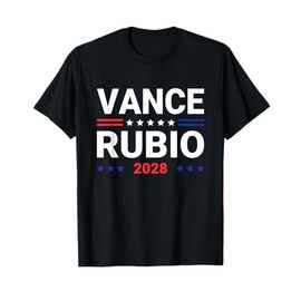 Vance Rubio 2028 J D Vance Marco Rubio President 2028 Funny T-Shirt