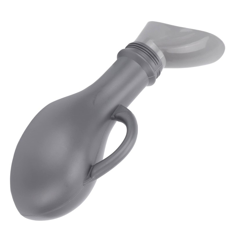 Men's Urine Bottle, Prevent Tipping Tightly Fitted Lid Handle Plastic