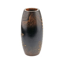 AeraVida Majestic Flower Garden Brown Mango Tree Wood Flower Vase | Dark Brown Wooden Vase for Living Room | Decorative Vase Gifts