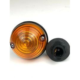 ACC Parts Front Indicator Lamp Compatible with Land Rover Defender 90 110 130 TD5 - Amber Lens Lamp Fits to Land Rover Defenders 1994 Onwards OEM NO: AMR6513 (Exact fitment chassis MA940005 onwards)