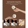 Egg Separator, Ceramic Egg Yolk Egg White Separator, Portable Kitchen