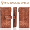 XINNSTAR XINNSTAR Womens Wallet RFID Blocking Large Capacity Credit Card