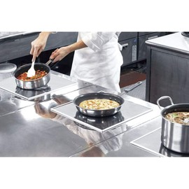 Endoshoji AKTF902 Professional Induction Select Shallow Single Handle Pot, 7.1 inches (18 cm), 2 Layers, Induction Compatible,
