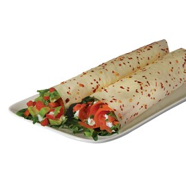 Norigami Egg Wraps Soy Protein - High Protein,Low Carb,Vegetarian Thin Healthy Wrap for Sandwiches - Ready To Fill And Serve - Certified Kosher,Non GMO,Gluten Free - 6 Wraps Soy Wrap Chili (1 Pack)