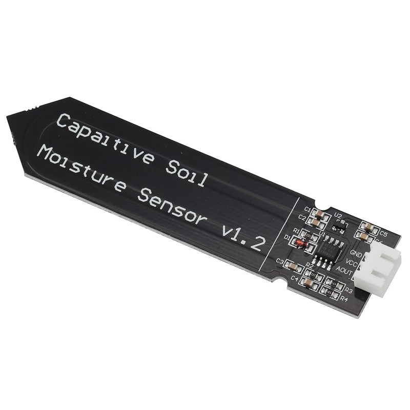 Heevhas Capacitive Soil Moisture Sensor Corrosion Resistant Moisture Detection Garden
