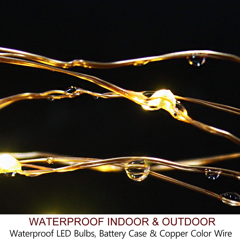 Bright Zeal 66 Ft 200 LED 8 Mode Christmas Fairy