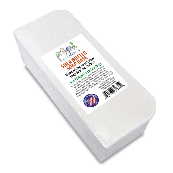 Primal Elements Shea Butter - Moisturizing Melt and Pour Glycerin