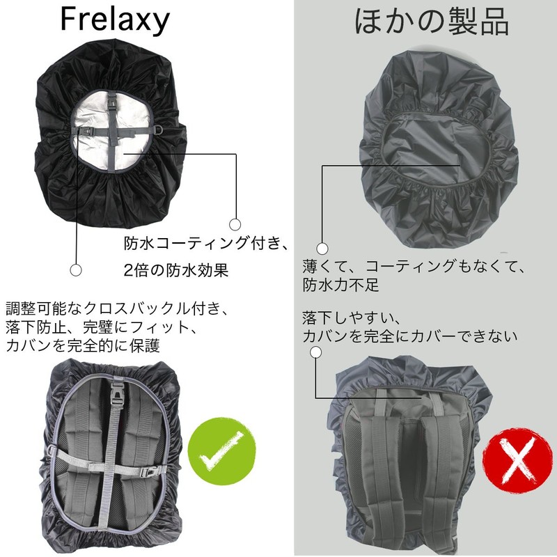 Frelaxy Backpack Cover, 7 Colors, 5 Sizes, Rucksack Cover, Fall