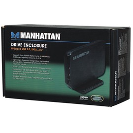 Manhattan Hi-Speed SATA 3.5-Inch eSATA External Hard Drive Enclosure 709026