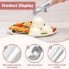 Nepfaivy Ice Cream Scoop 2 Pieces - 18cm/7.1in Non-Stick Anti-Freeze