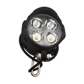 2PCS 36V 48V Ebike Headlights with 2-Pin Connectors Fit for Electric Bikes