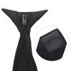 Trimming Shop Clip-On Black Neck Tie Soft Polyester For Formal