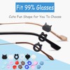TORWOL Mini Silicone Ear Hooks Eyewear Retainer, 10 Pairs Anti-slip
