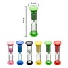 Pack of 12 Coloured Sand Timers 30 Seconds 1 Minute