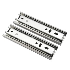2pcs 5in Mini Short Drawer Slides Furniture Guide Rail Full Extension Kitchen Cupboard Hardware Full Extension Ball Bearing Side Mount Drawer Slides