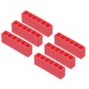 sourcing map 6pcs Plastic Hex Shank Screwdriver Bit Holder Organizer