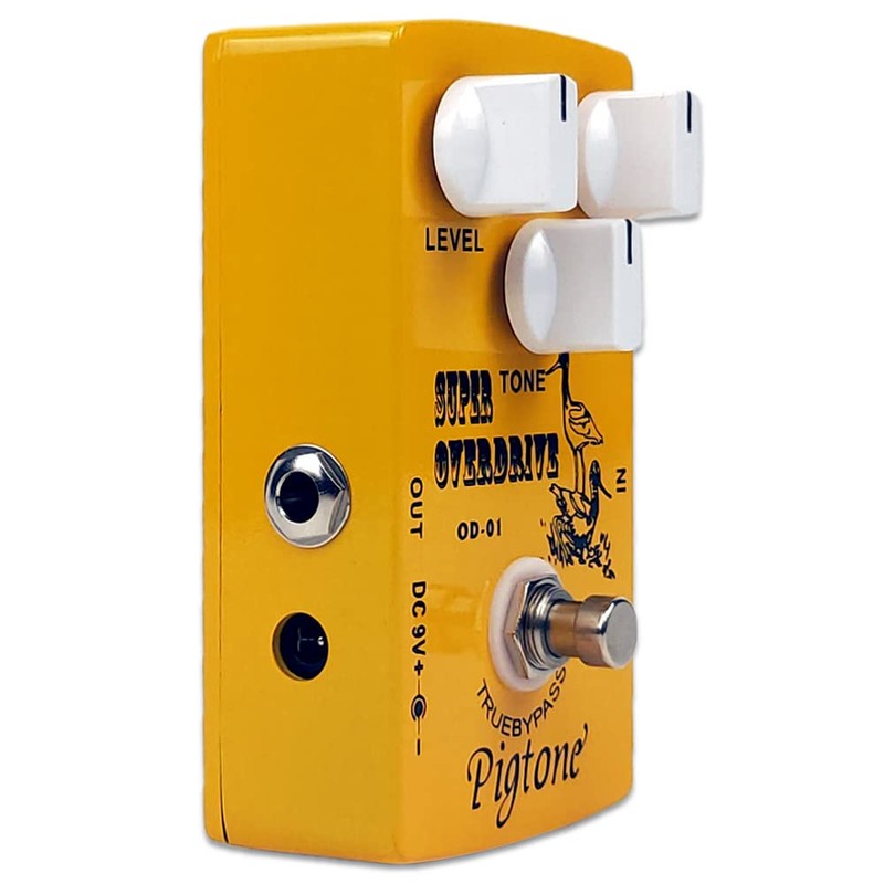 Pigtone PP-21 Super Overdrive Pedal de efectos de guitarra 9V