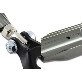 HYPERSPEED Strut Bar Front Upper/Rear Lower/Rear Upper Tower Brace Tie Bar CNC Aluminum Compatible with Honda Civic Fit for Acura RSX DC5, Automotive Replacement (Rear Lower, Gunmetal)