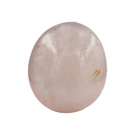 Starborn Cat's Eye Rose Quartz Palm Stone for Gentle Healing, Large - one Piece