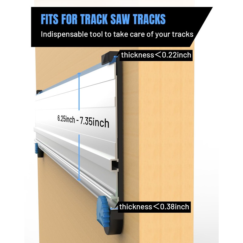 Track Saw Guide Organizer, Track Rack for Guide Rail, Guide