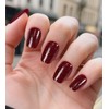Morily Dark Red Glitter Press on Nails Short, Square Shaped