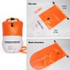 20L Swim Buoy Tow Float Waterproof Bag Storage Bag Inflatable
