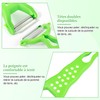 Veggieglide Vegetable Grater Double Sided Grater and Vegetable Peeler Multifunction