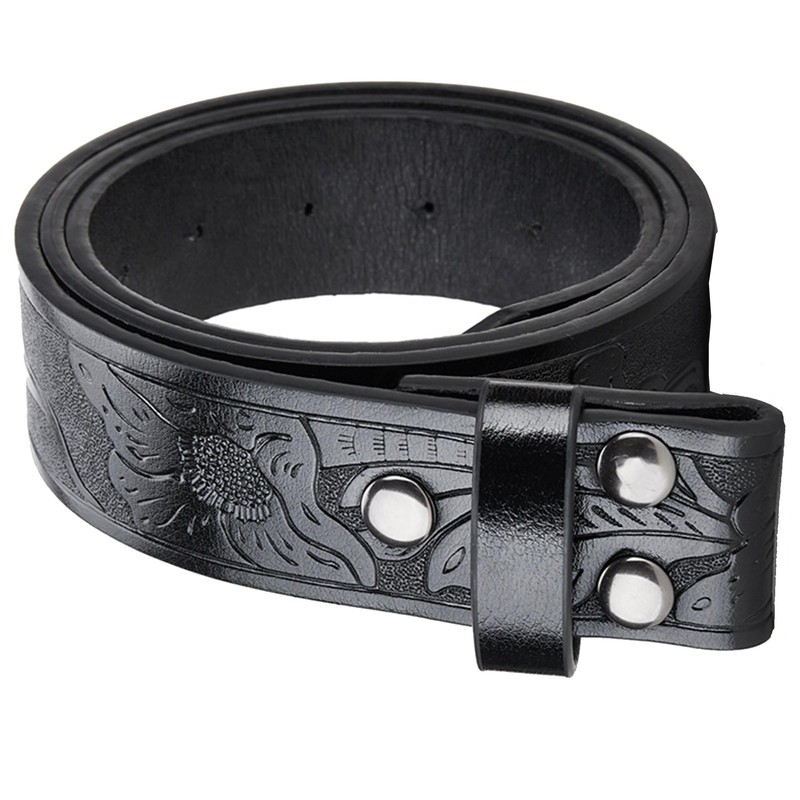 IZUS Classic Retro Belt Strap for Men Women without Buckle