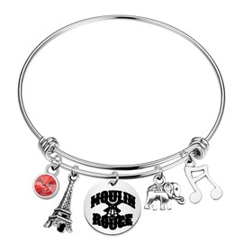 Moulin Rouge Musical Inspired Charm Bracelet Broadway Musical Gift Moulin Rouge Fans Gift Opening Night Gift (Moulin Bracelet CA)