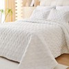 EVENHUG King Size Quilt Bedding Sets with Pillow Shams Soft