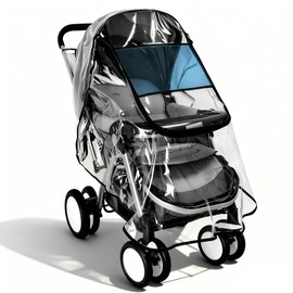 LPZMPZ Universal Rain Cover Pushchair Buggy Rain Cover for Rain Cover Rain Cover Rain Cover Rain Cover Rain Tarpaulin Pushchair Universal Stroller Pram Rain Cover with Window