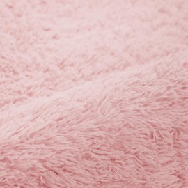 AMEHA Rugs Living Room Bedroom – Fluffy Shaggy Area Rugs Non-Slip – Modern Super Soft Thick Pile Plush Carpet - Non Shedding Easy To Clean Rug (Pink, 60cm x 110cm)