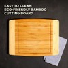 Chicago Cutlery Woodworks 12x16 inch Large Bamboo Cutting Board With
