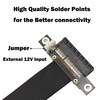 GINTOOYUN PCIe 4X Extension Cable, PCI-Express 3.0 Male to Female