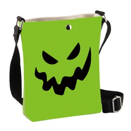 BDPWSS Oogie Inspired Crossbody Bag Horror Movie Lover Gifts Spooky Season Merchandise Gifts For Cartoon Fans (Green smile CbagCA)