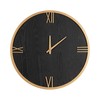Kate and Laurel Pronte Modern Round Wood and Metal Wall