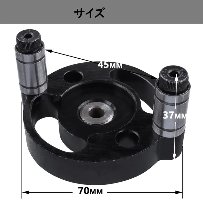 Bestgle Drill Guide Vertical Drill Stand Drilling Adjustable 0.2/0.3/0.4 inches