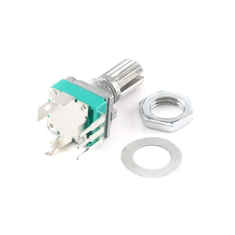 10PCS RK097 B10K Precision Potentiometer Vertical Single Link Shank L=15mm