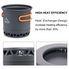 Widesea Camping Cookware Outdoor Pot Pan Cooking Equipment Heat Exchange