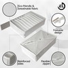 Drawer Organizer Clothes - 3 Set Multipurpose Dresser Drawer Organizer