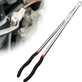 Electrical Disconnect Pliers, 11/16inch Automotive Electrical Disconnect Pliers Set, Radiator Hose Clamp Pliers Automotive, Long Spark Plug Removal Pliers for Electrical Connectors Pliers