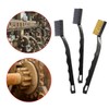 Sayago 6PCS Brass Wire Brush Wire Brushes Set Small Mini